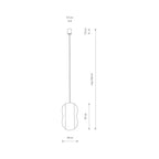 Nowodvorski Lampa wisząca PUKET M 25W only LED 50/60Hz - Bambus - Naturalne drewno 11161