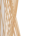 Nowodvorski Lampa wisząca PUKET L 25W only LED 50/60Hz - Bambus - Naturalne drewno