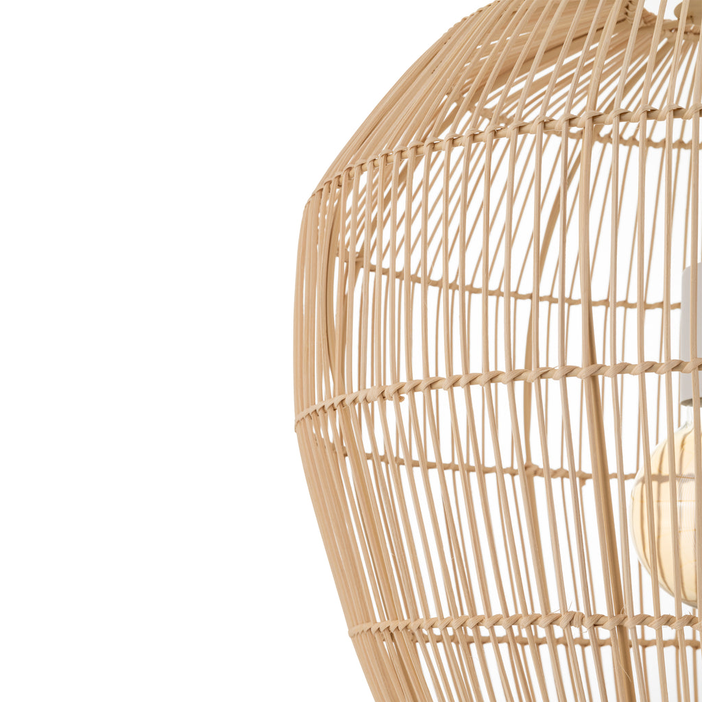 Nowodvorski Lampa wisząca HAITI S 25W only LED 50/60Hz - Bambus - Naturalne drewno