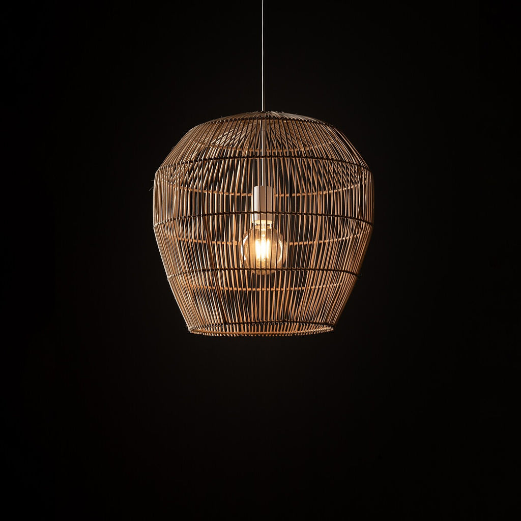 Nowodvorski Lampa wisząca HAITI S 25W only LED 50/60Hz - Bambus - Naturalne drewno 11163