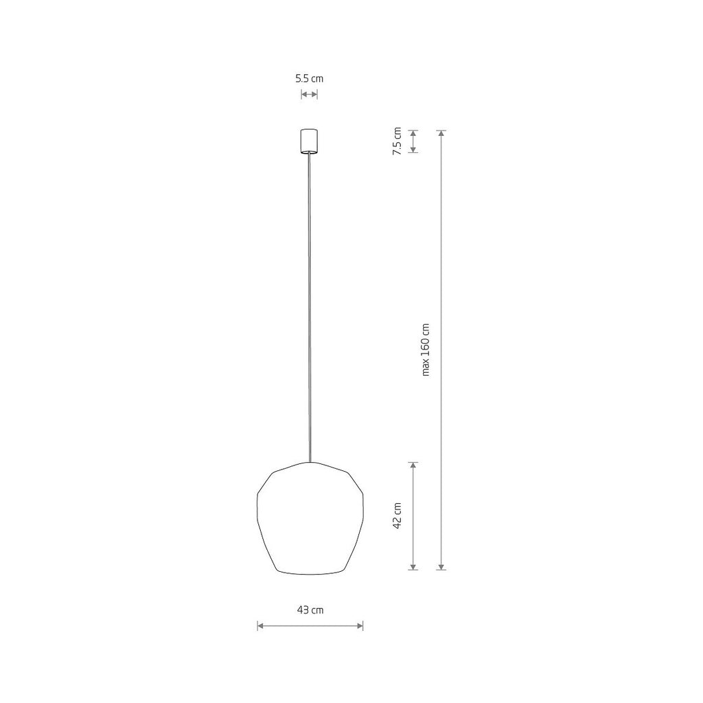 Nowodvorski Lampa wisząca HAITI S 25W only LED 50/60Hz - Bambus - Naturalne drewno 11163