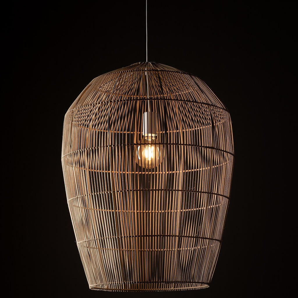 Nowodvorski Lampa wisząca HAITI L 25W only LED 50/60Hz - Bambus - Naturalne drewno 11165