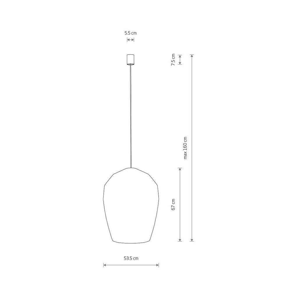 Nowodvorski Lampa wisząca HAITI L 25W only LED 50/60Hz - Bambus - Naturalne drewno 11165