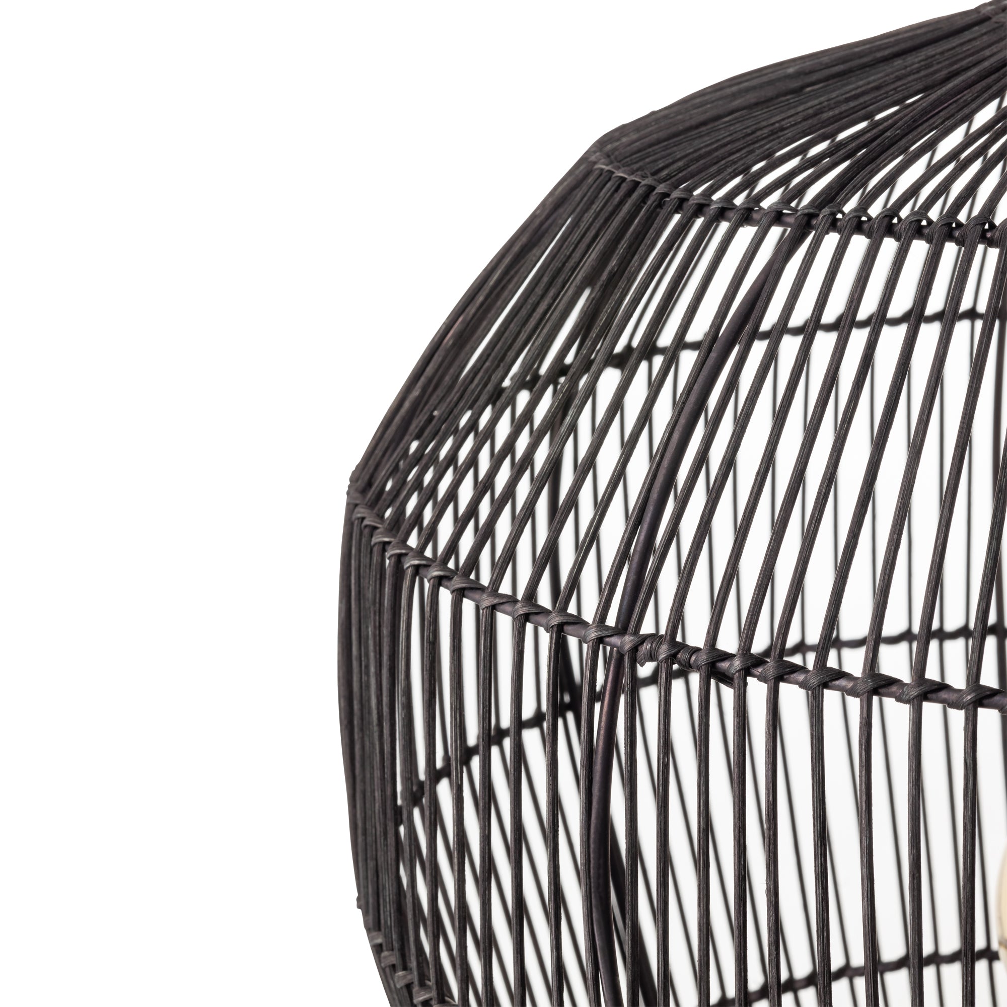 Nowodvorski Lampa wisząca HAITI S 25W only LED 50/60Hz - Bambus - Czarny