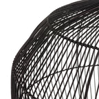 Nowodvorski Lampa wisząca HAITI M 25W only LED 50/60Hz - Bambus - Czarny