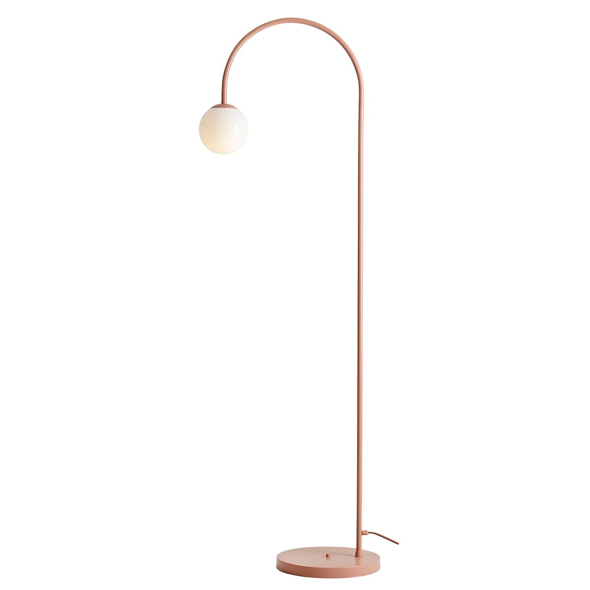 Aldex Lampa Stojąca Una Coral - Metal / szkło - Koralowy 1116A11