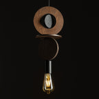 Nowodvorski Lampa wisząca DROPS WOOD C 25W only LED 50/60Hz - Sklejka - Ciemne drewno 11175