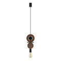 Nowodvorski Lampa wisząca DROPS WOOD C 25W only LED 50/60Hz - Sklejka - Ciemne drewno 11175