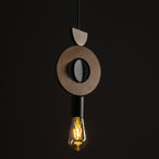 Nowodvorski Lampa wisząca DROPS WOOD D 25W only LED 50/60Hz - Sklejka - Ciemne drewno 11176