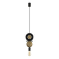 Nowodvorski Lampa wisząca DROPS WOOD E 25W only LED 50/60Hz - Sklejka - Czarny 11177