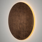 Nowodvorski Kinkiet RING TIMBER LED XXL 22W 50/60Hz - Sklejka - Ciemne drewno
