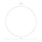 Nowodvorski Kinkiet RING TIMBER LED XXL 22W 50/60Hz - Sklejka - Ciemne drewno 11178