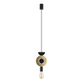 Nowodvorski Lampa wisząca DROPS WOOD F 25W only LED 50/60Hz - Sklejka - Złoty 11180