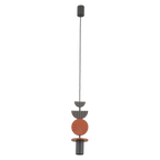 Nowodvorski Lampa wisząca DROPS COLOR D 10W only LED 220-230 50/60 - MDF - Jedwabisty grafit 11196