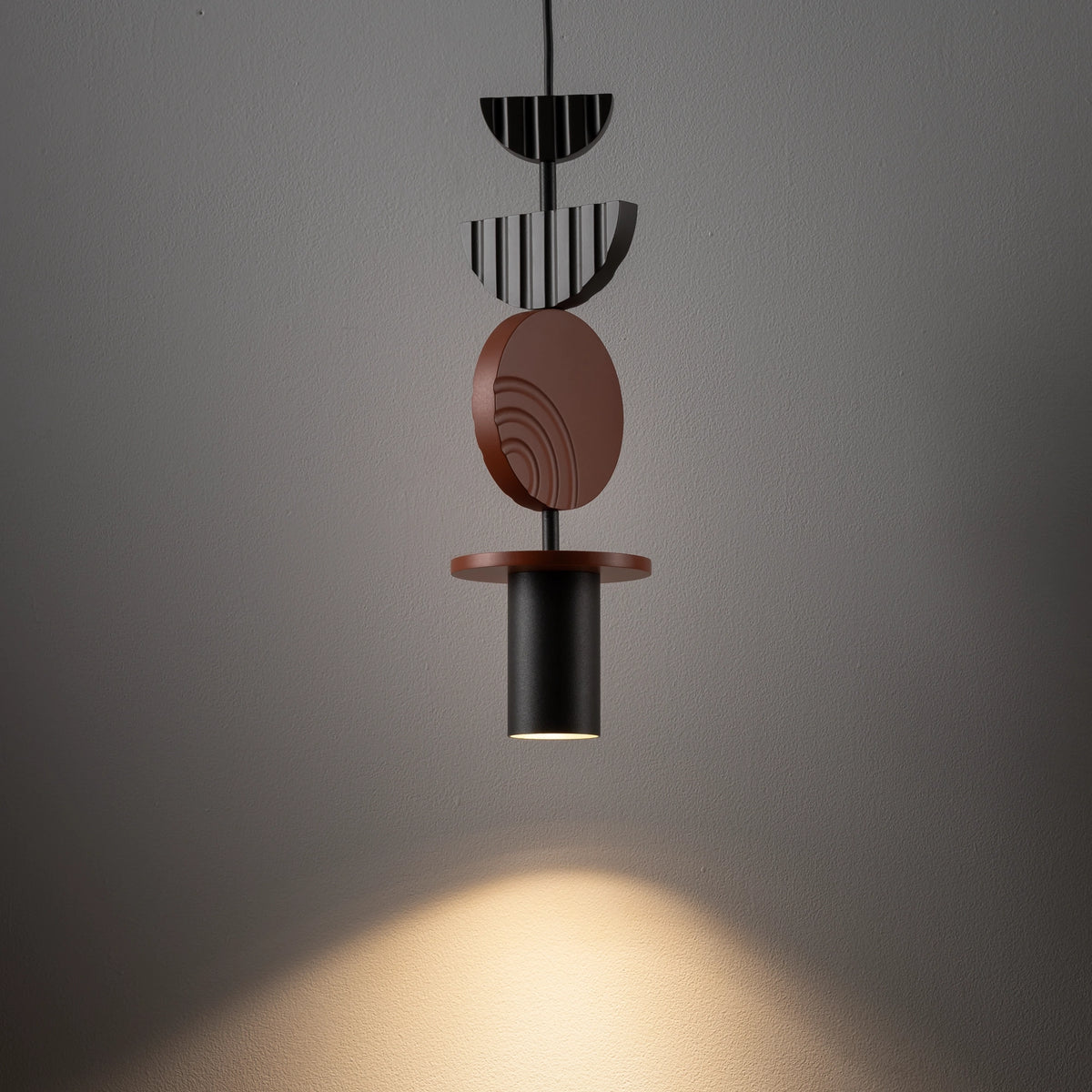 Nowodvorski Lampa wisząca DROPS COLOR D 10W only LED 220-230 50/60 - MDF - Jedwabisty grafit 11196