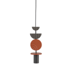 Nowodvorski Lampa wisząca DROPS COLOR D 10W only LED 220-230 50/60 - MDF - Jedwabisty grafit 11196