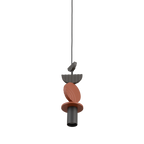 Nowodvorski Lampa wisząca DROPS COLOR D 10W only LED 220-230 50/60 - MDF - Jedwabisty grafit 11196