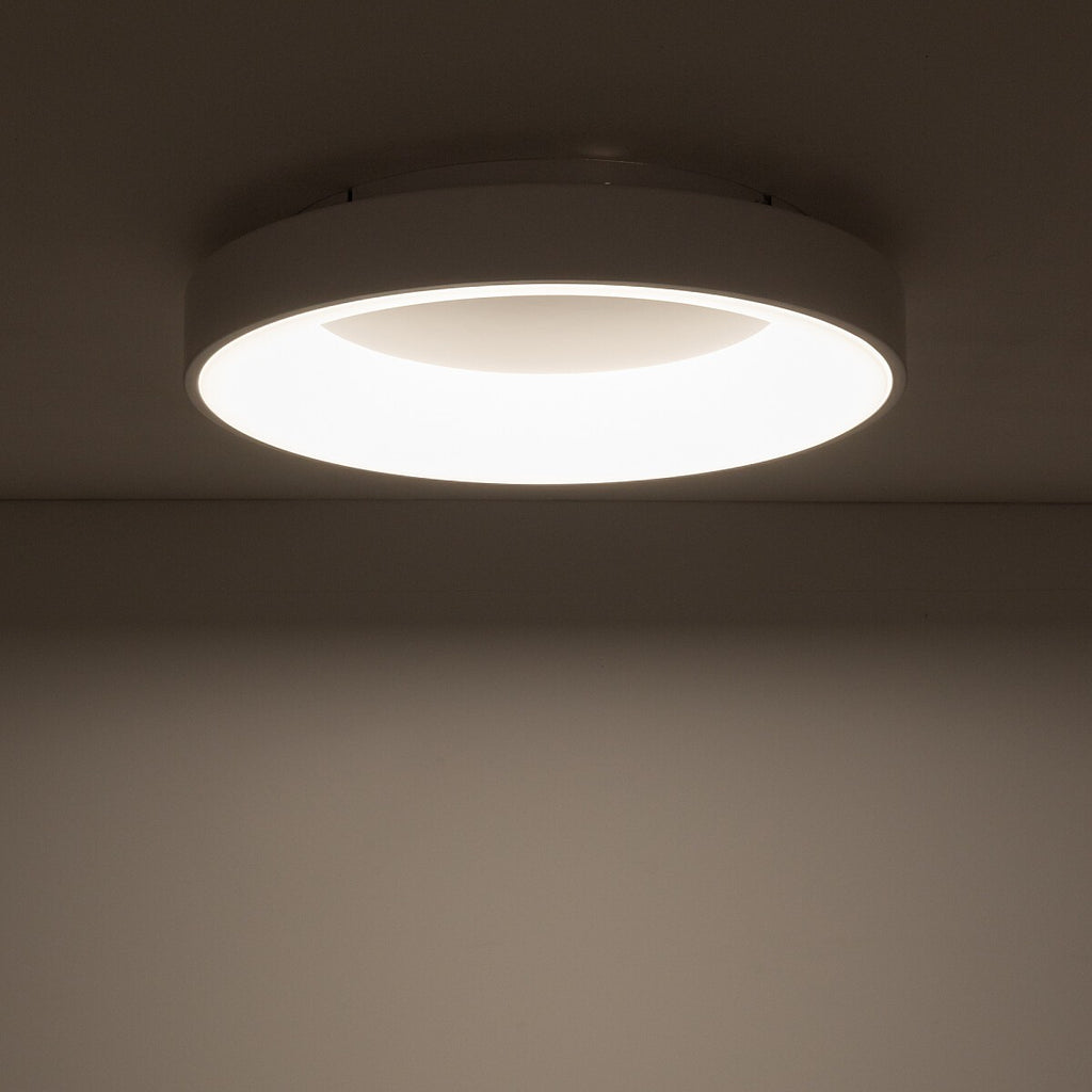 Nowodvorski Plafon NIKKI ROUND LED 48W 50/60Hz - Stal lakierowana - Biały I 11201