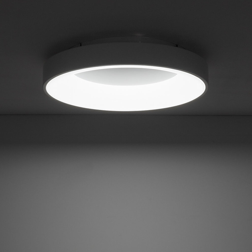 Nowodvorski Plafon NIKKI ROUND LED 48W 50/60Hz - Stal lakierowana - Biały II 11204