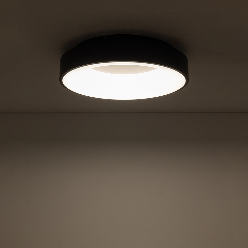 Nowodvorski Plafon NIKKI ROUND LED 32W 50/60Hz - Stal lakierowana - Czarny I 11206
