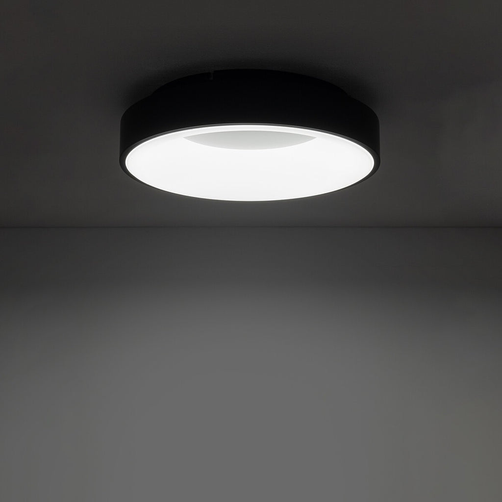 Nowodvorski Plafon NIKKI ROUND LED 32W 50/60Hz - Stal lakierowana - Czarny II 11210