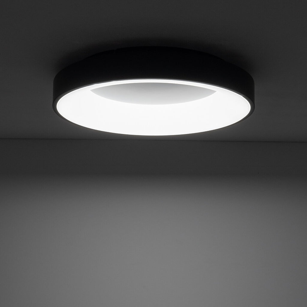 Nowodvorski Plafon NIKKI ROUND LED 48W 50/60Hz - Stal lakierowana - Czarny II 11211
