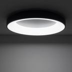 Nowodvorski Plafon NIKKI ROUND LED 60W 50/60Hz - Stal lakierowana - Czarny II 11212