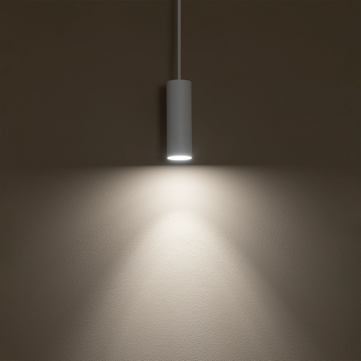 Nowodvorski Klosz / Oprawa CAMELEON FOURTY S - Stal lakierowana - Biały 11214 - lampa włączona