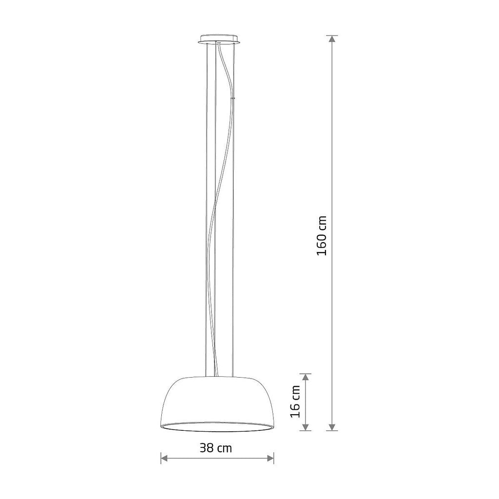 Nowodvorski Lampa wisząca SATELLITE S 25W only LED 50/60Hz - Stal lakierowana - Czarny 11225
