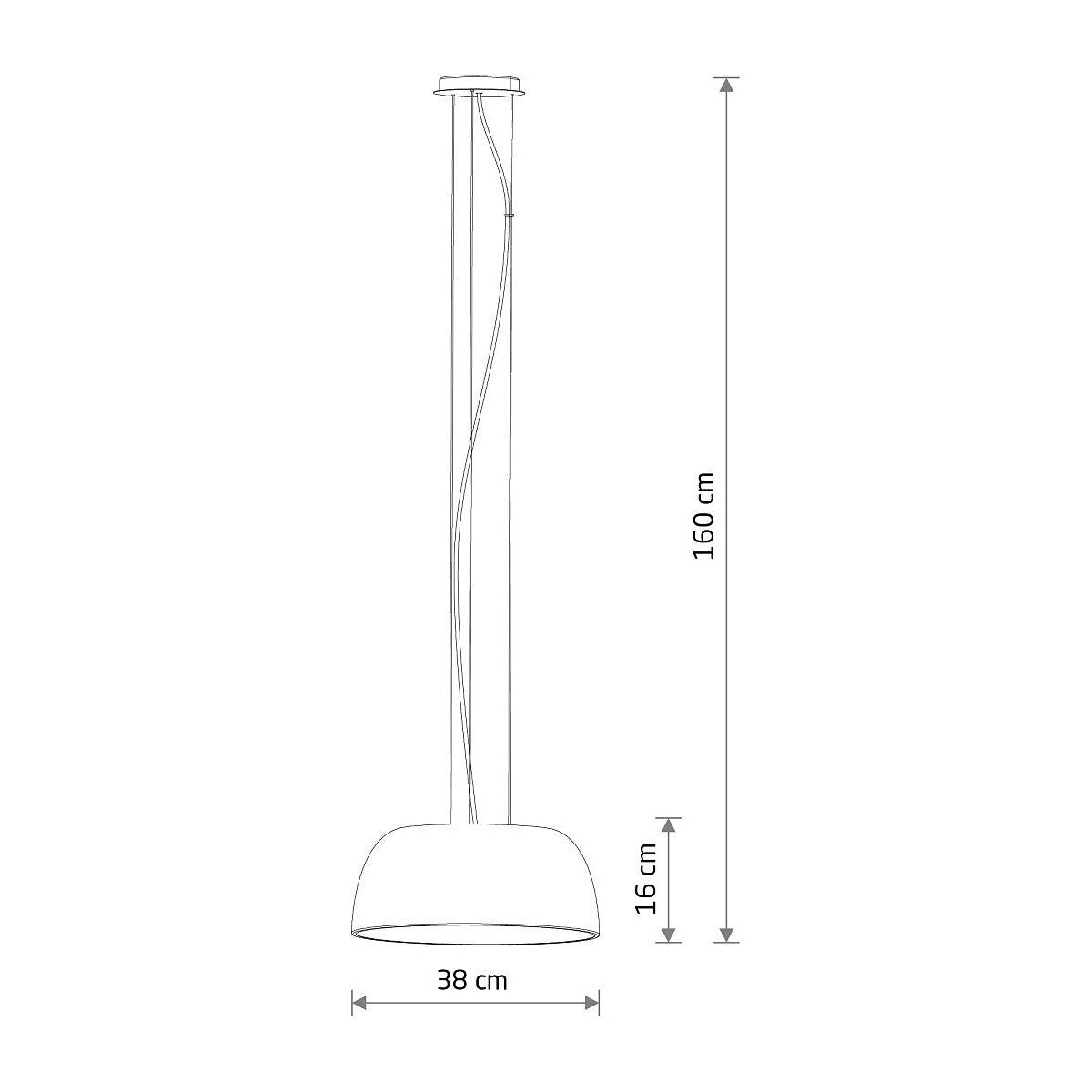 Nowodvorski Lampa wisząca SATELLITE S 25W only LED 50/60Hz - Stal lakierowana - Biały 11228