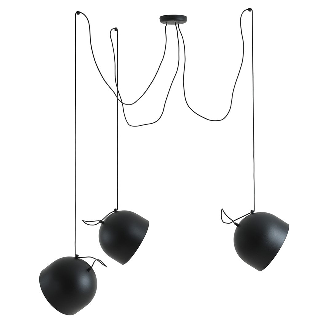 Aldex Lampa Wisząca Noor 3 Black - Metal - Czarny 1122E_1