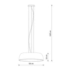 Nowodvorski Lampa wisząca SATELLITE M 25W only LED 50/60Hz - Stal lakierowana - Umbra gray 11232