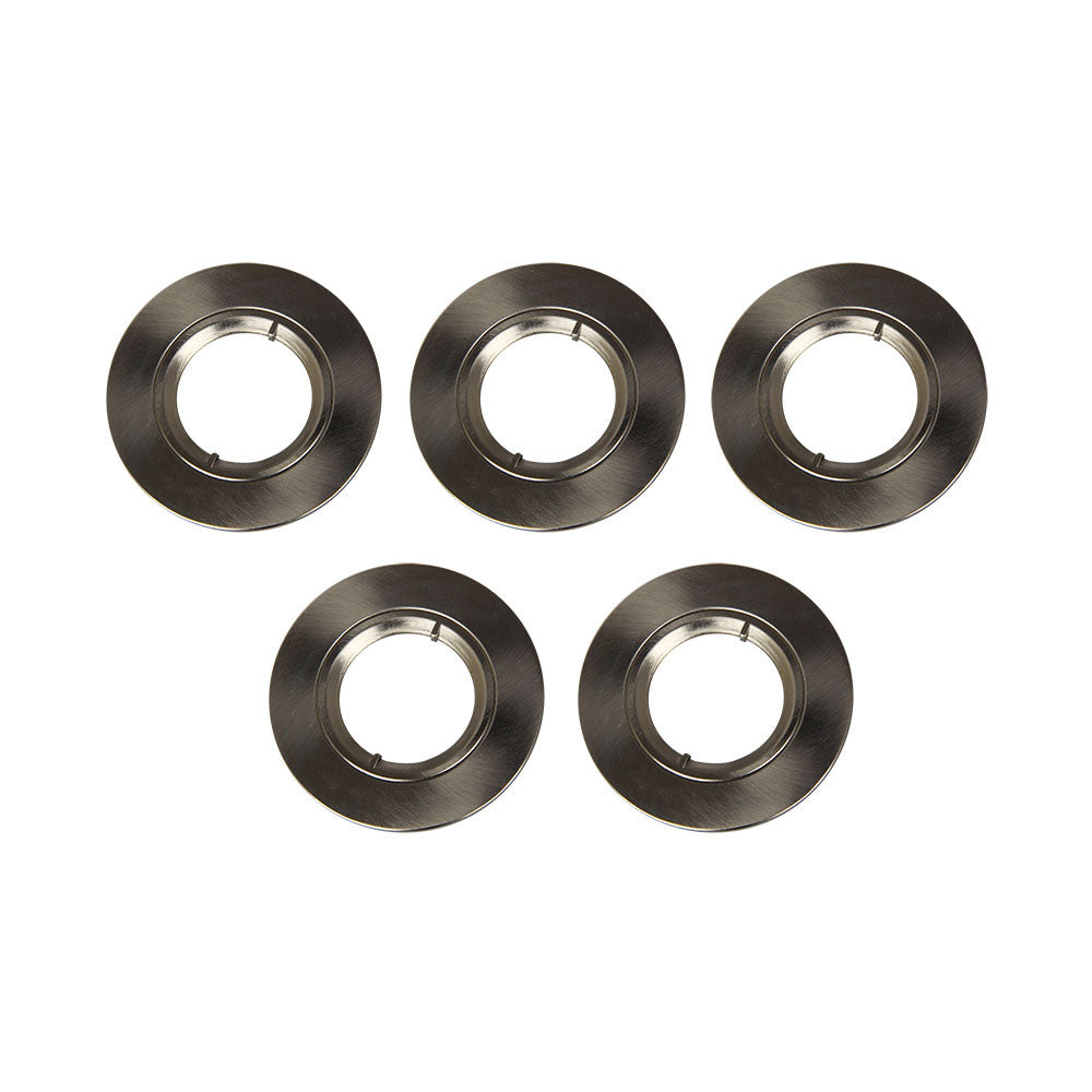 Pierścień dekoracyjny do oprawy ognioodpornej / SATIN NICKEL / IP65 / 5-pak