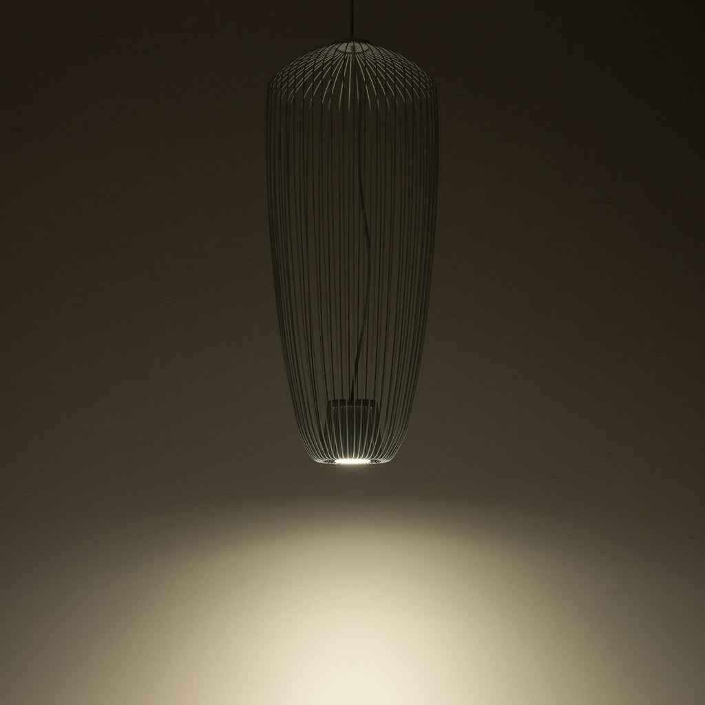 Nowodvorski Lampa wisząca PUMPKIN S 10W only LED 50/60Hz - Stal lakierowana - Silk gray