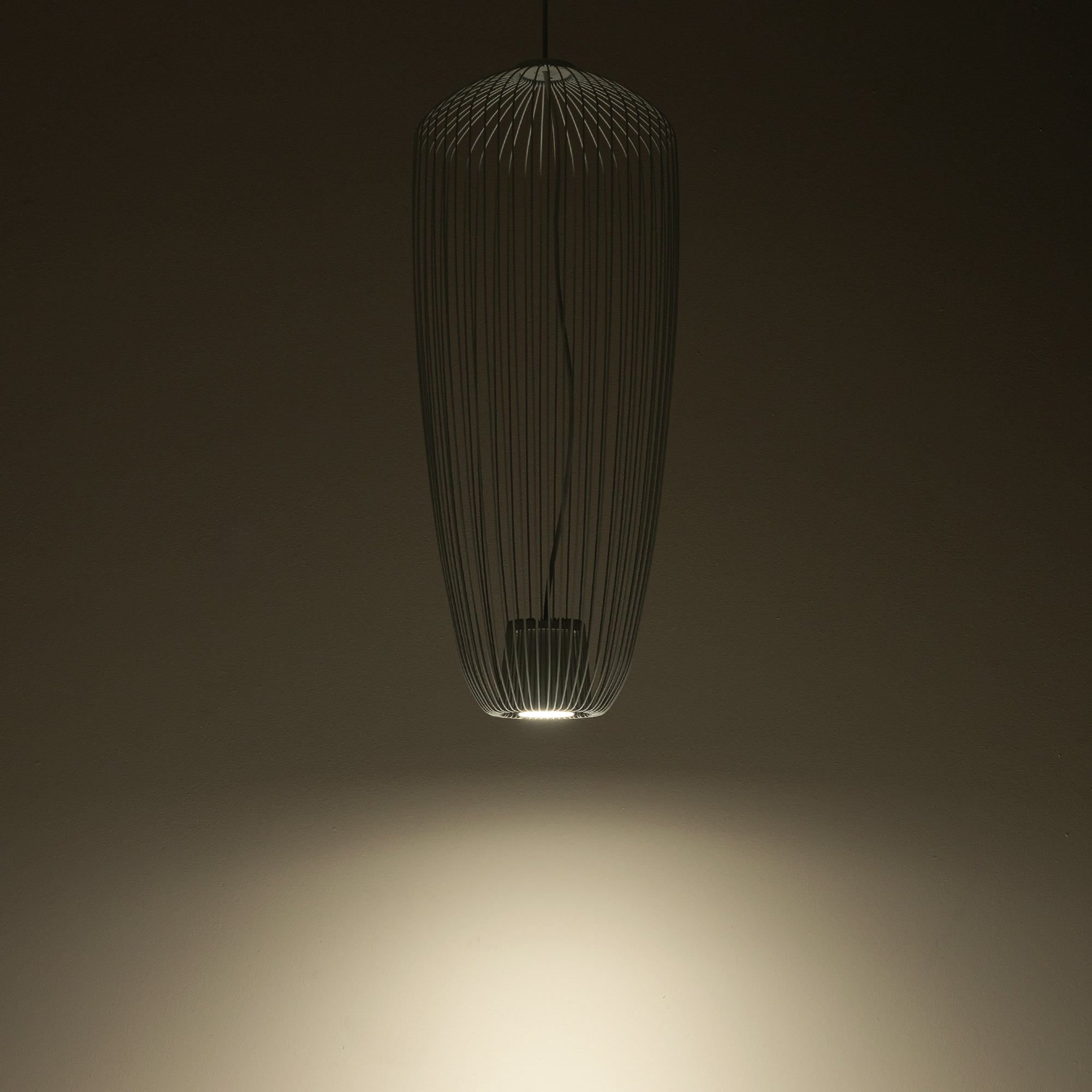 Nowodvorski Lampa wisząca PUMPKIN S 10W only LED 50/60Hz - Stal lakierowana - Silk gray