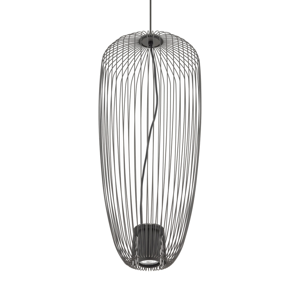 Nowodvorski Lampa wisząca PUMPKIN S 10W only LED 50/60Hz - Stal lakierowana - Umbra gray