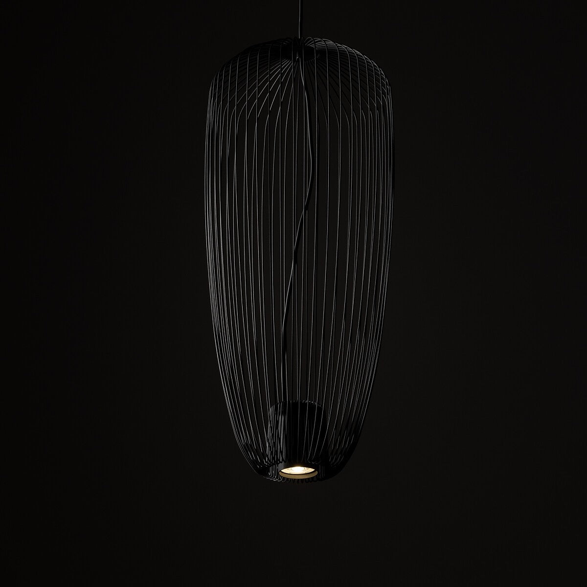 Nowodvorski Lampa wisząca PUMPKIN S 10W only LED 50/60Hz - Stal lakierowana - Umbra gray 11243