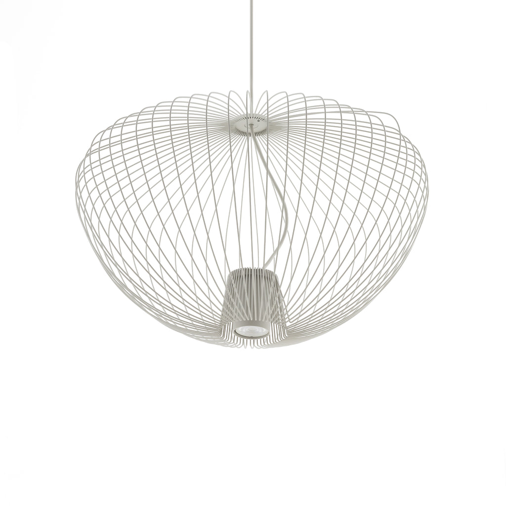 Nowodvorski Lampa wisząca PUMPKIN M 10W only LED 50/60Hz - Stal lakierowana - Silk gray