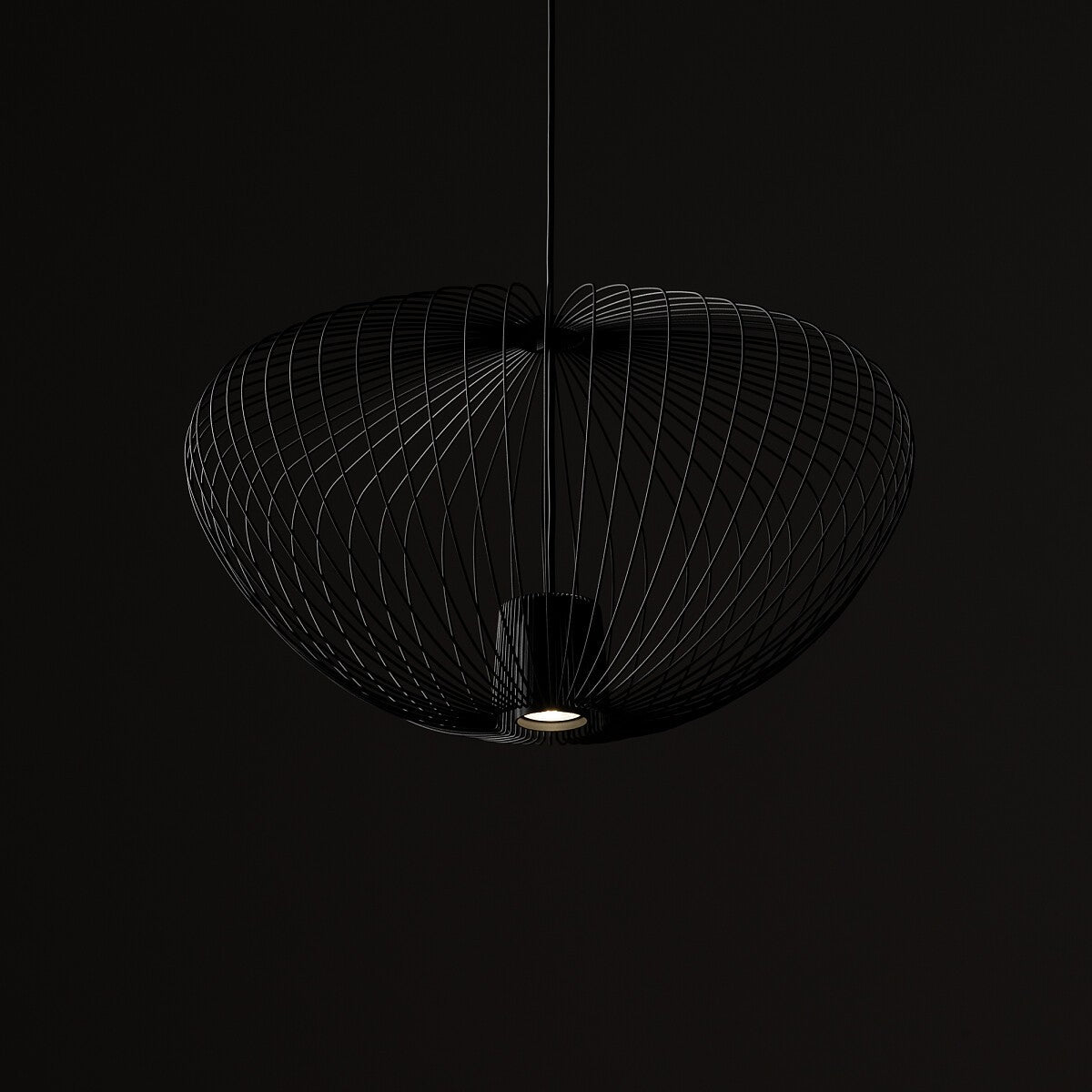 Nowodvorski Lampa wisząca PUMPKIN M 10W only LED 50/60Hz - Stal lakierowana - Umbra gray 11245