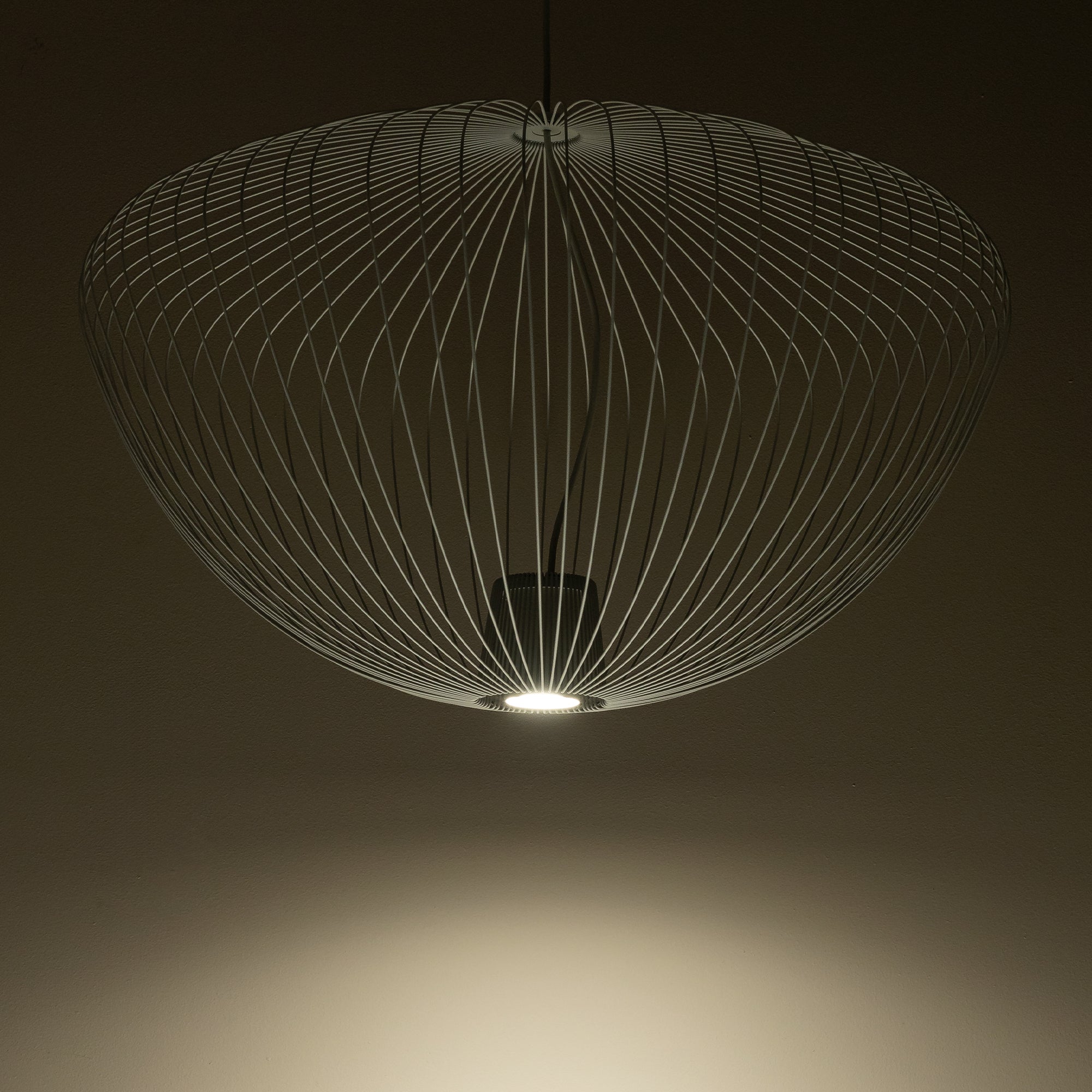 Nowodvorski Lampa wisząca PUMPKIN L 10W only LED 50/60Hz - Stal lakierowana - Silk gray