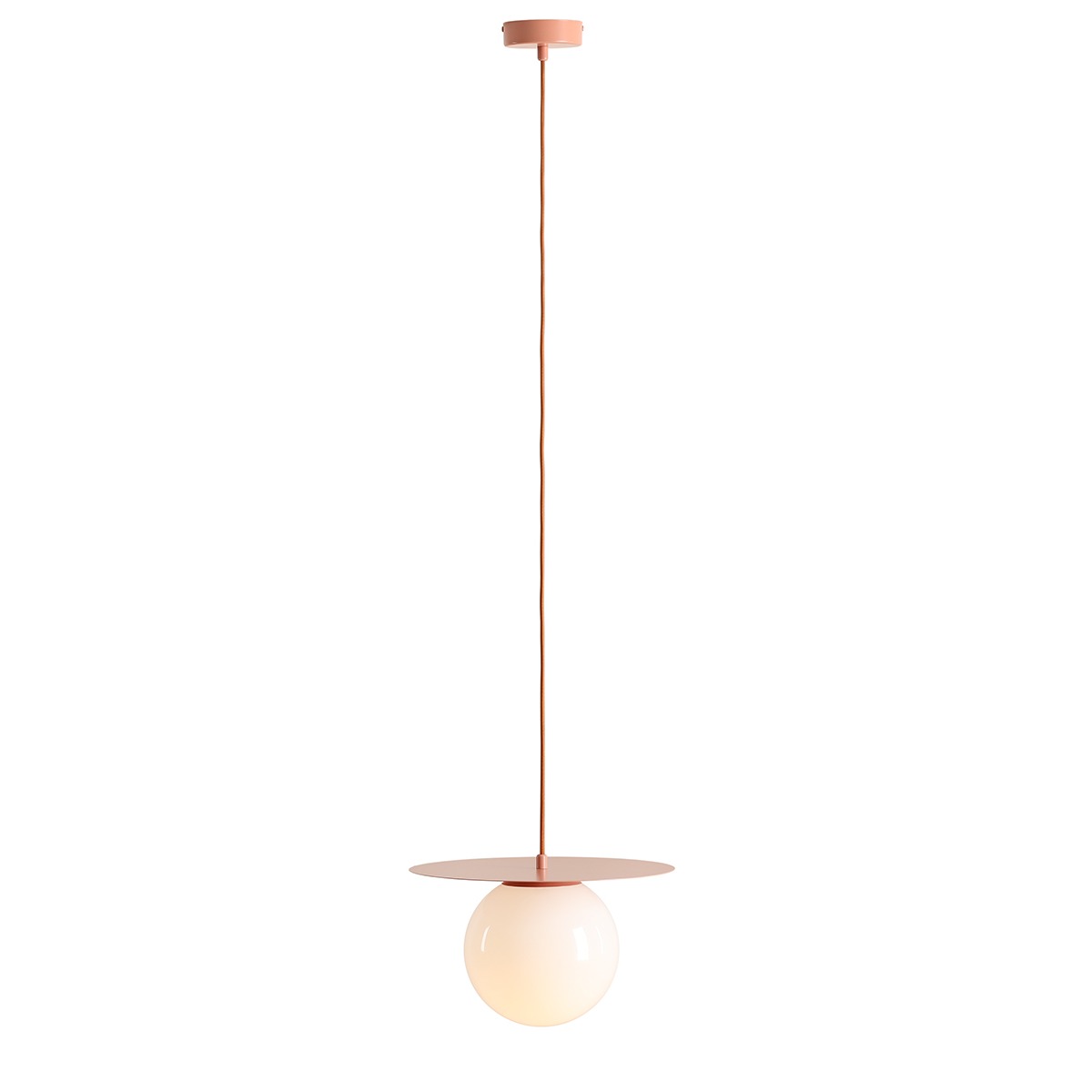 Aldex Lampa Wisząca Loop Coral M - Metal / szkło - Koralowy 1125G11_M