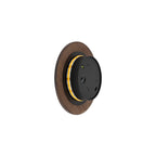 Nowodvorski Kinkiet RING TIMBER LED S 7W 50/60Hz - Sklejka - Ciemne drewno