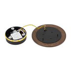 Nowodvorski Kinkiet RING TIMBER LED S 7W 50/60Hz - Sklejka - Ciemne drewno