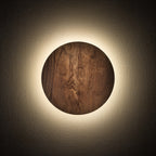 Nowodvorski Kinkiet RING TIMBER LED S 7W 50/60Hz - Sklejka - Ciemne drewno 11288