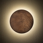 Nowodvorski Kinkiet RING TIMBER LED M 10W 50/60Hz - Sklejka - Ciemne drewno 11290