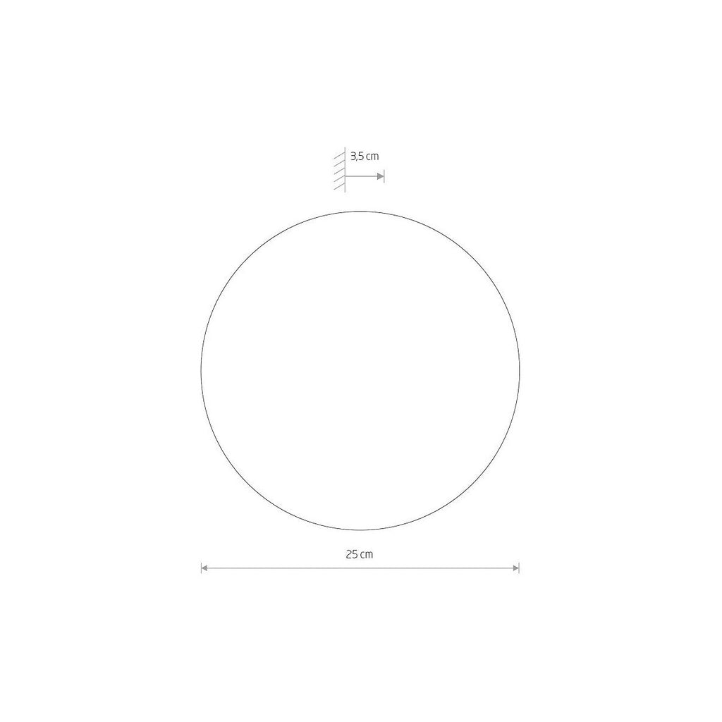 Nowodvorski Kinkiet RING TIMBER LED M 10W 50/60Hz - Sklejka - Ciemne drewno 11290