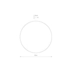 Nowodvorski Kinkiet RING TIMBER LED M 10W 50/60Hz - Sklejka - Ciemne drewno 11290