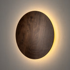 Nowodvorski Kinkiet RING TIMBER LED L 13W 50/60Hz - Sklejka - Ciemne drewno
