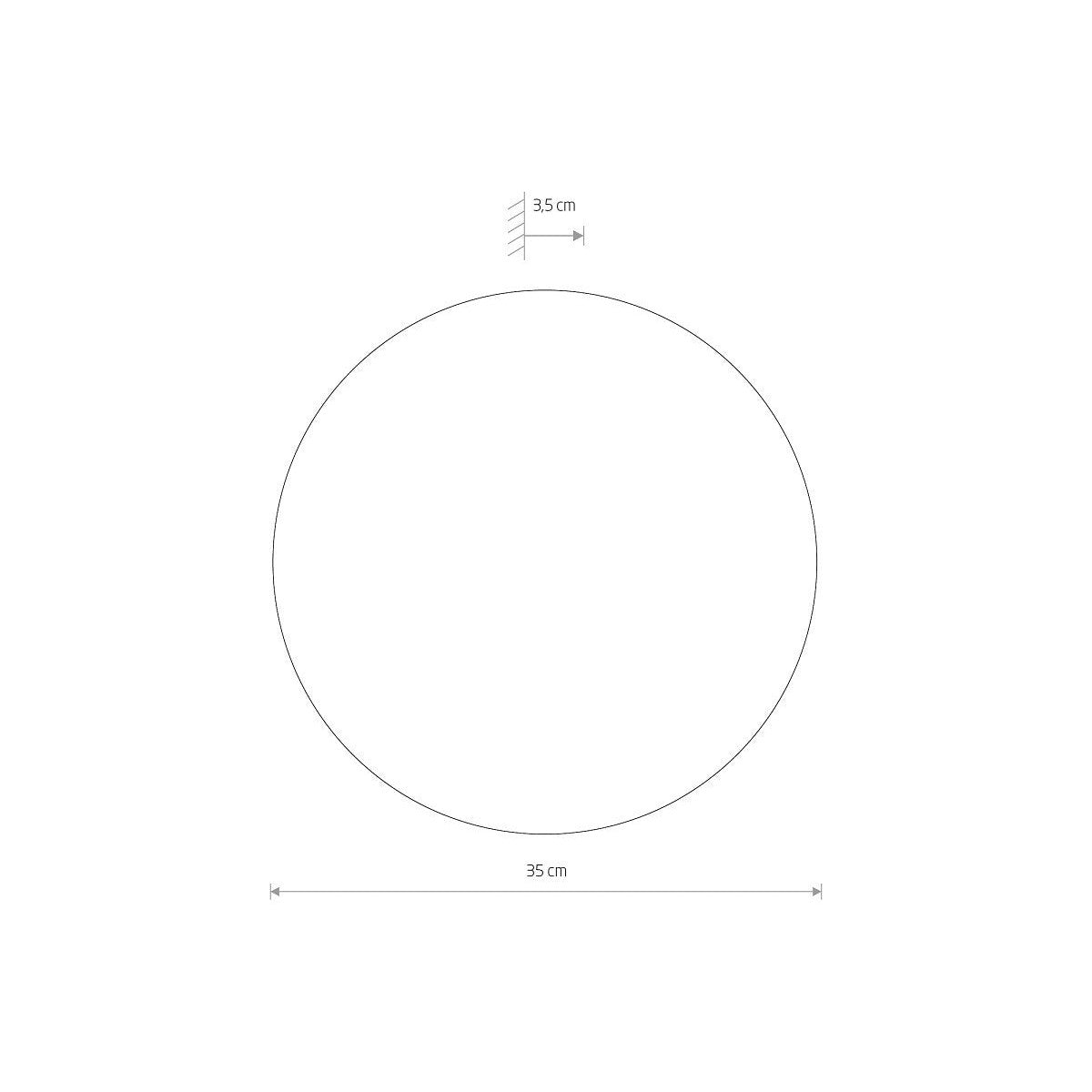Nowodvorski Kinkiet RING TIMBER LED L 13W 50/60Hz - Sklejka - Ciemne drewno 11291