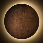 Nowodvorski Kinkiet RING TIMBER LED XL 16W 50/60Hz - Sklejka - Ciemne drewno 11292
